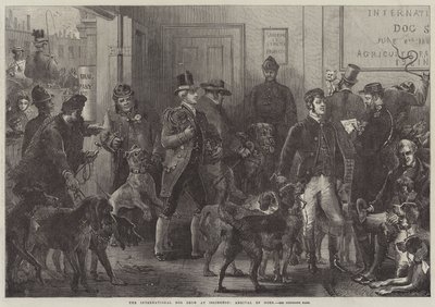The International Dog Show at Islington, Arrival of Dogs by Harden Sidney Melville